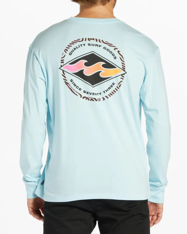 Rotor Diamond Long Sleeve T-Shirt - Coastal Blue sold by Billabong