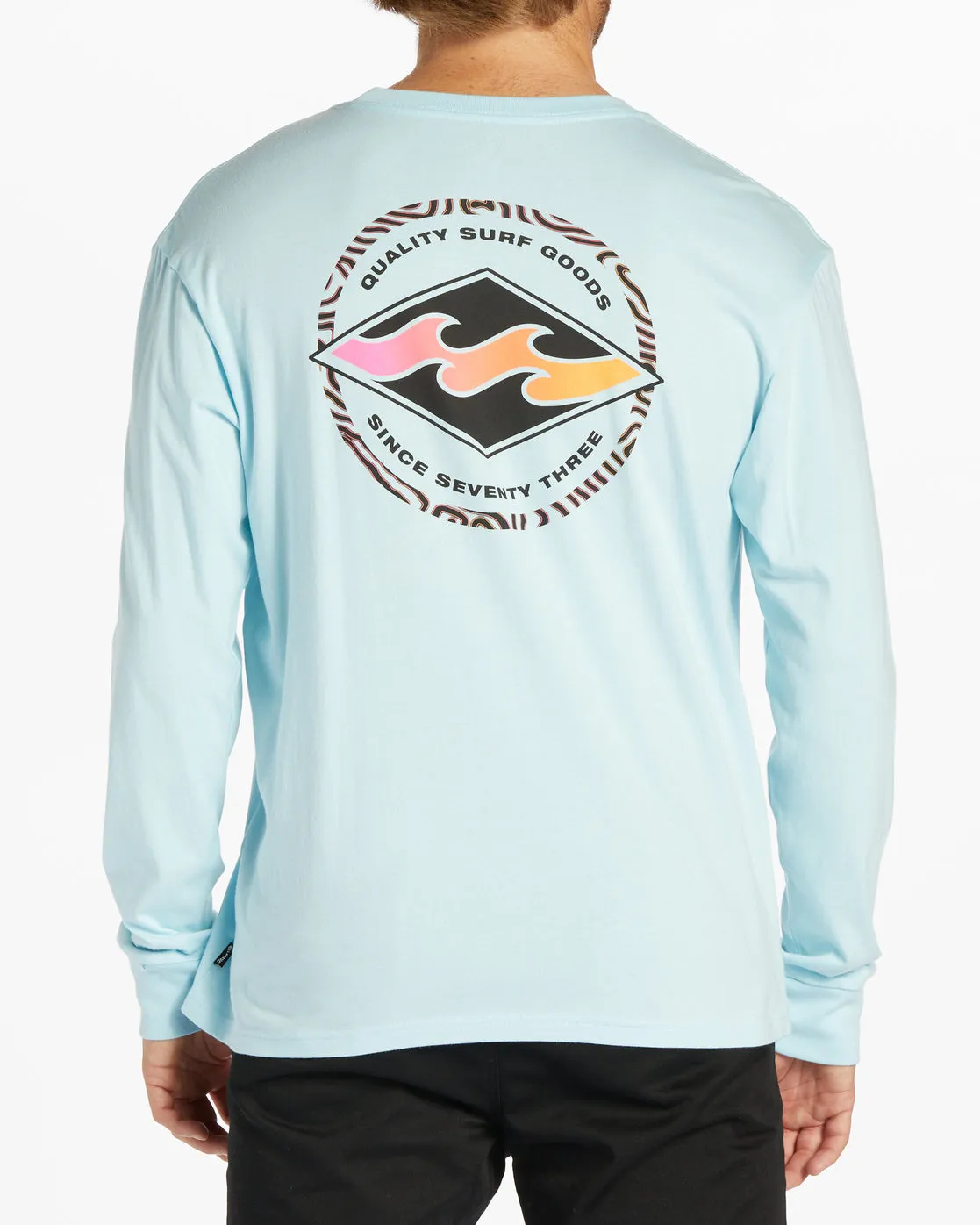 Rotor Diamond Long Sleeve T-Shirt - Coastal Blue sold by Billabong