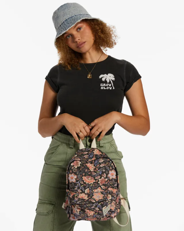 Mini Mama Canvas Backpack - Black Sands made by Billabong