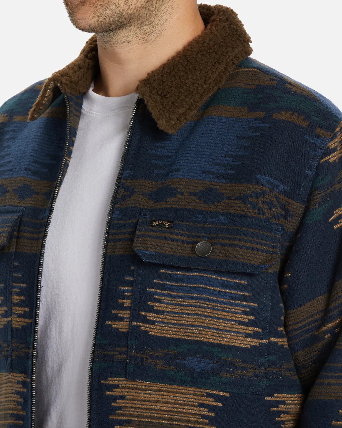 Barlow Sherpa Lined Jacket - Navy sold by Billabong product image thumbnail 5