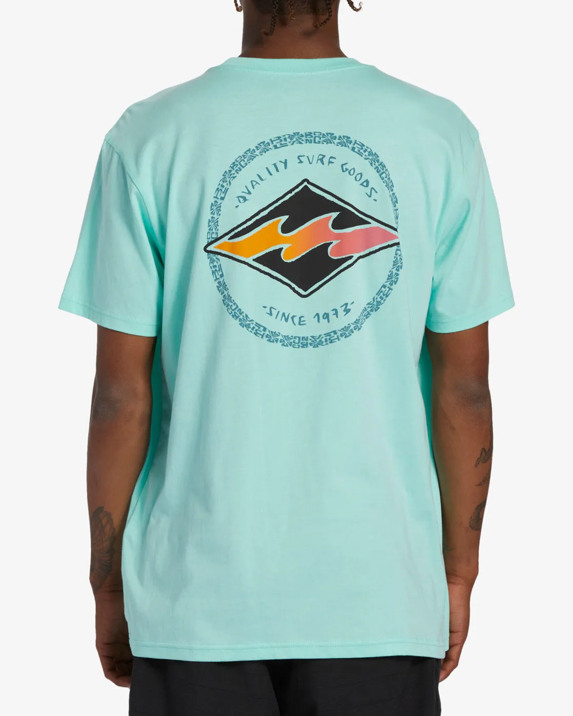 Rotor Diamond T-Shirt - Minty sold by Billabong