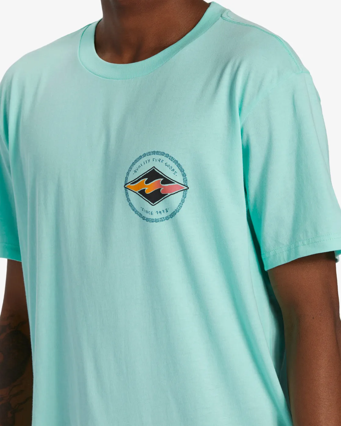Rotor Diamond T-Shirt - Minty sold by Billabong product image thumbnail 3