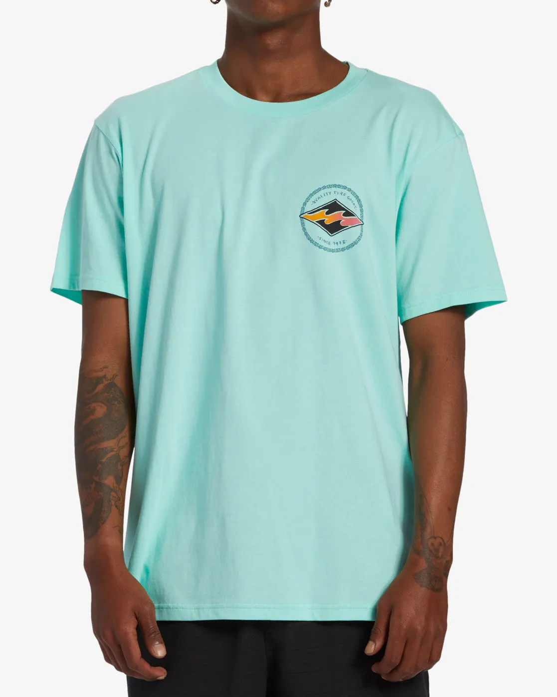 Rotor Diamond T-Shirt - Minty sold by Billabong product image thumbnail 2