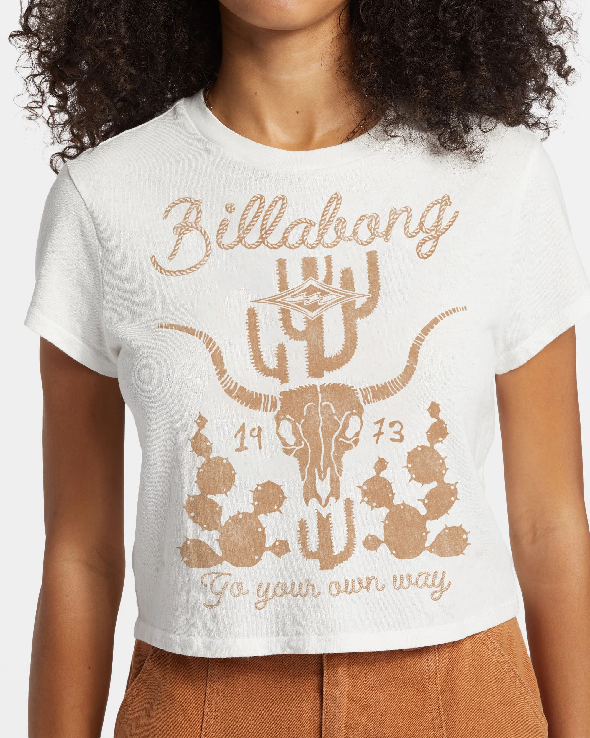 Go Your Own Way T-Shirt - Salt Crystal sold by Billabong product image thumbnail 4