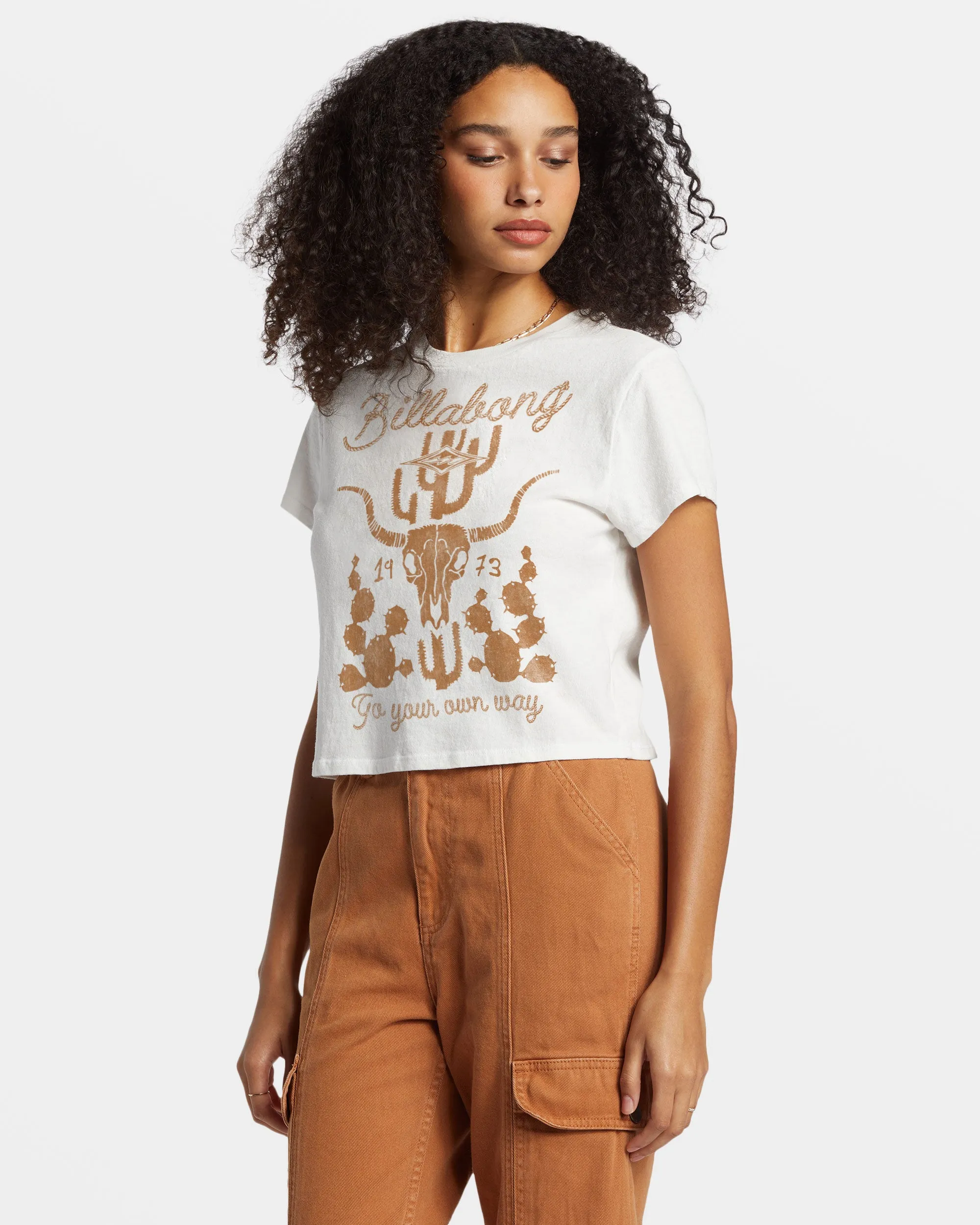 Go Your Own Way T-Shirt - Salt Crystal sold by Billabong product image thumbnail 3