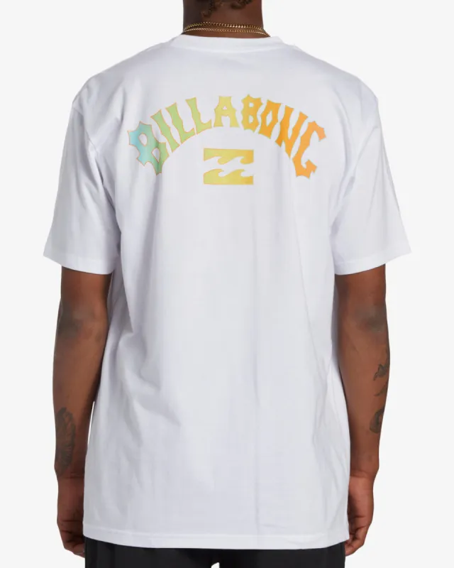 Arch Fill Short Sleeve T-Shirt - White sold by Billabong