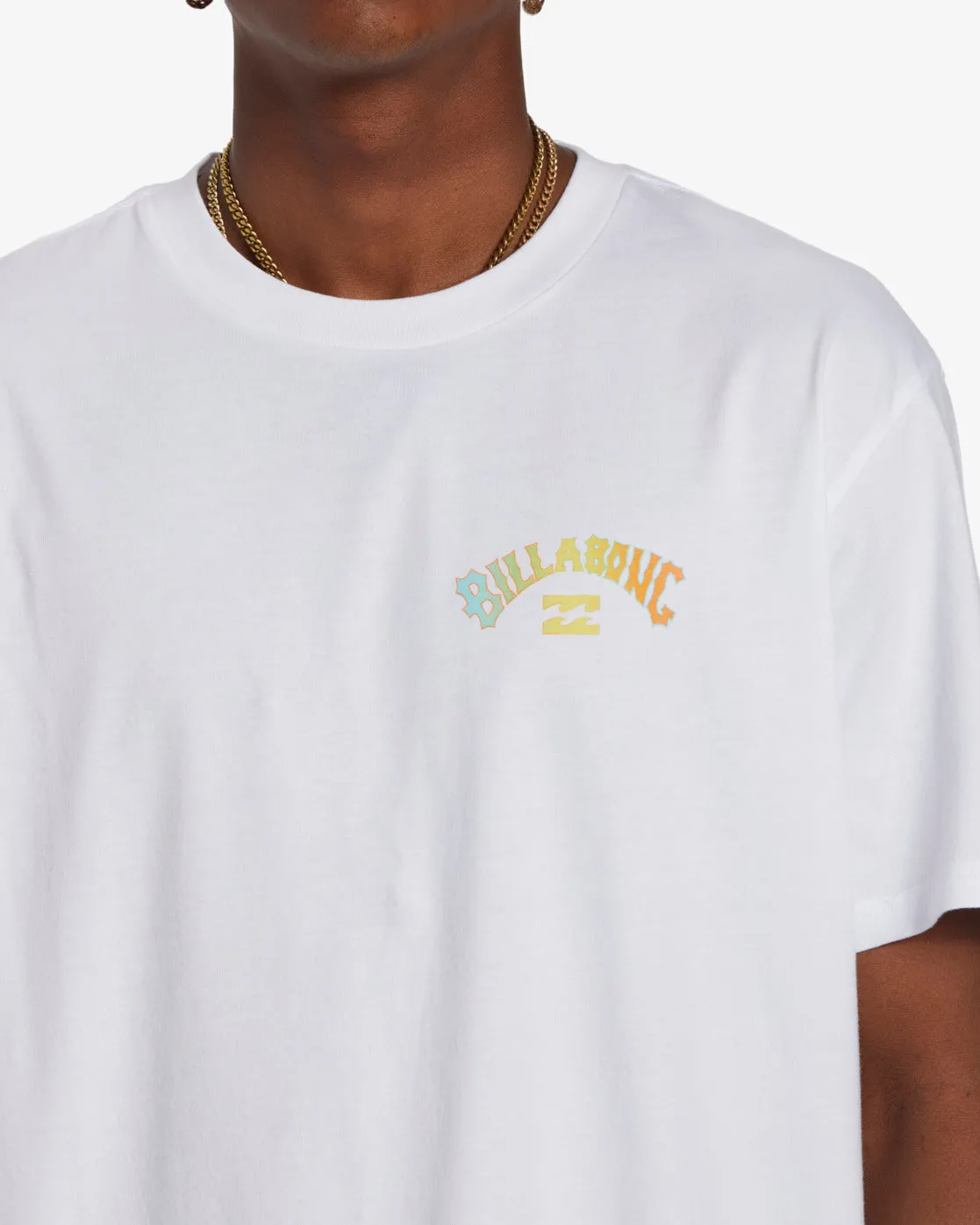 Arch Fill Short Sleeve T-Shirt - White sold by Billabong product image thumbnail 3