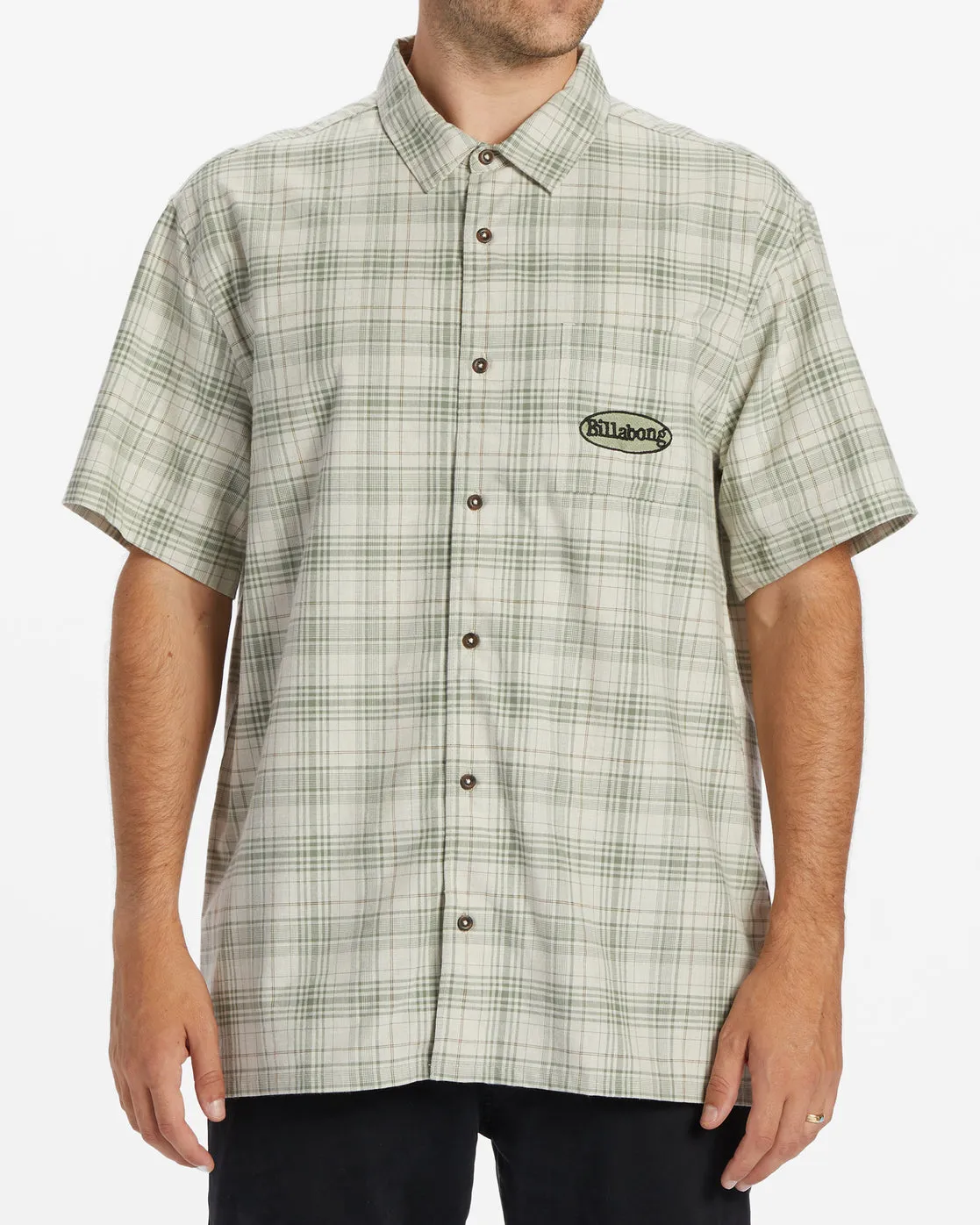 Daybreak Short Sleeve Shirt - Stone sold by Billabong