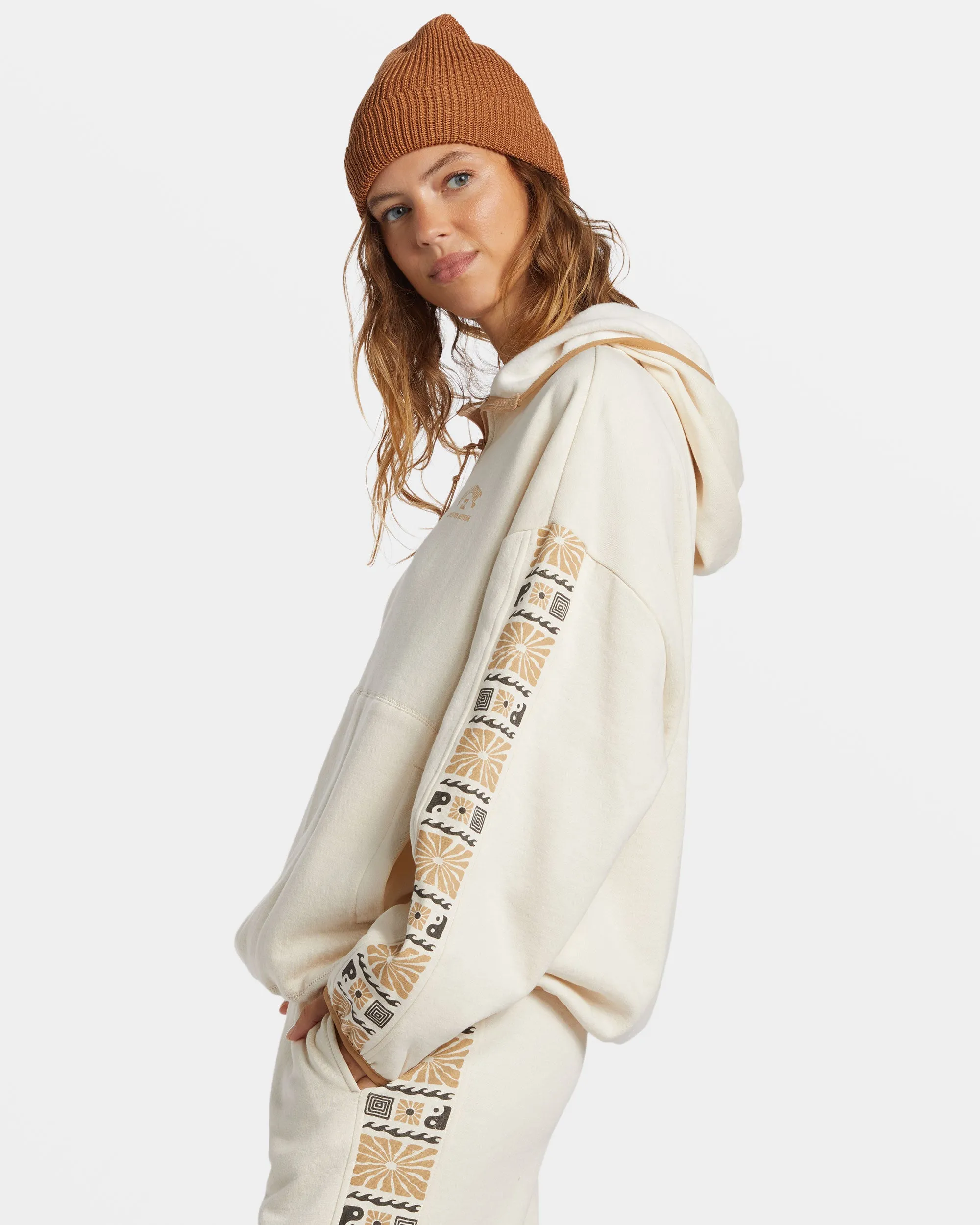 Surf Adventure Half-Zip Hoodie - White Cap sold by Billabong product image thumbnail 3