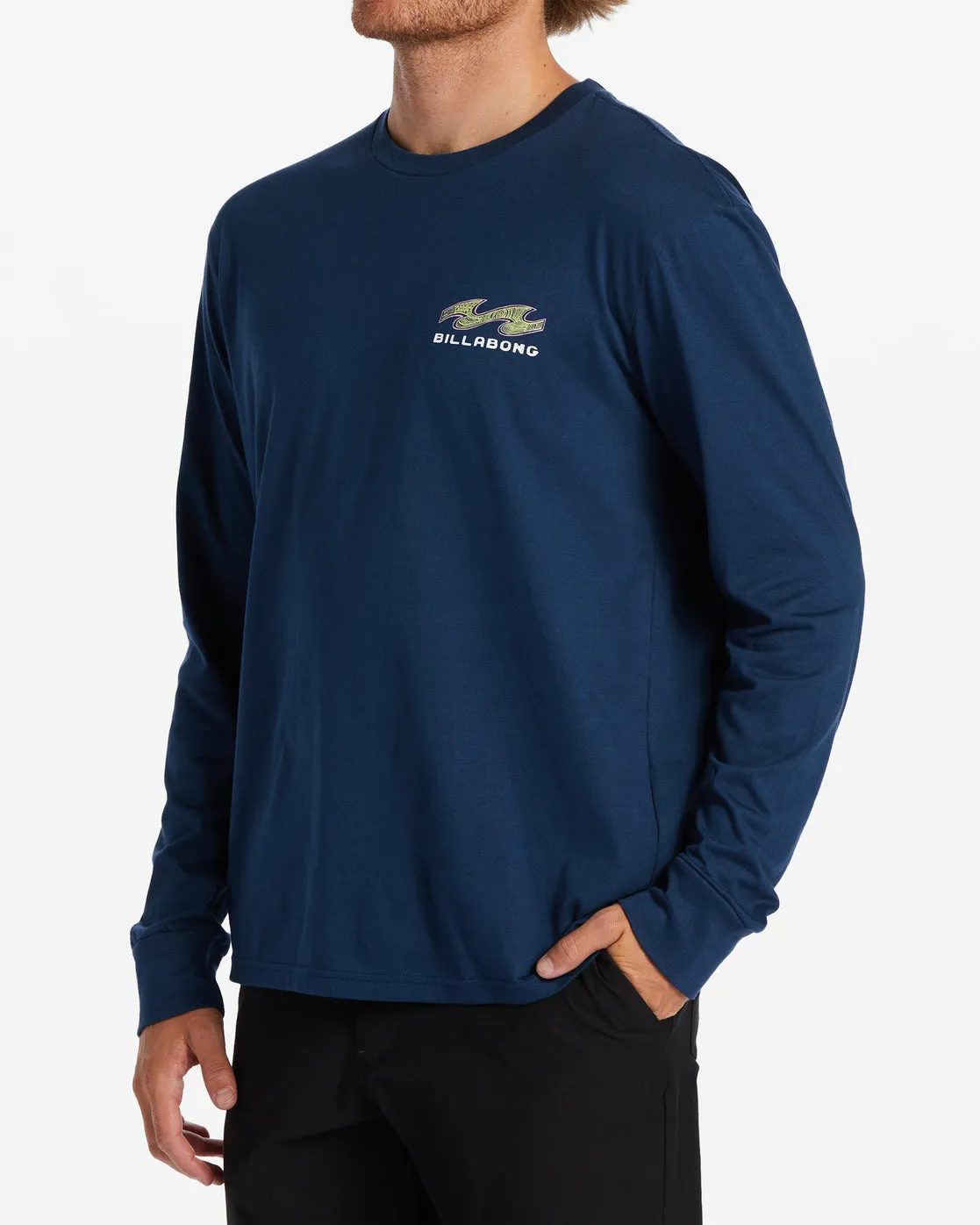 Fragment Long Sleeve T-Shirt - Dark Blue sold by Billabong product image thumbnail 3