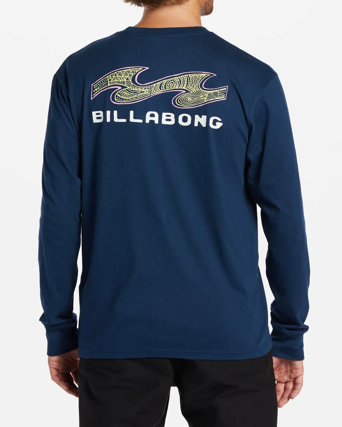 Fragment Long Sleeve T-Shirt - Dark Blue sold by Billabong