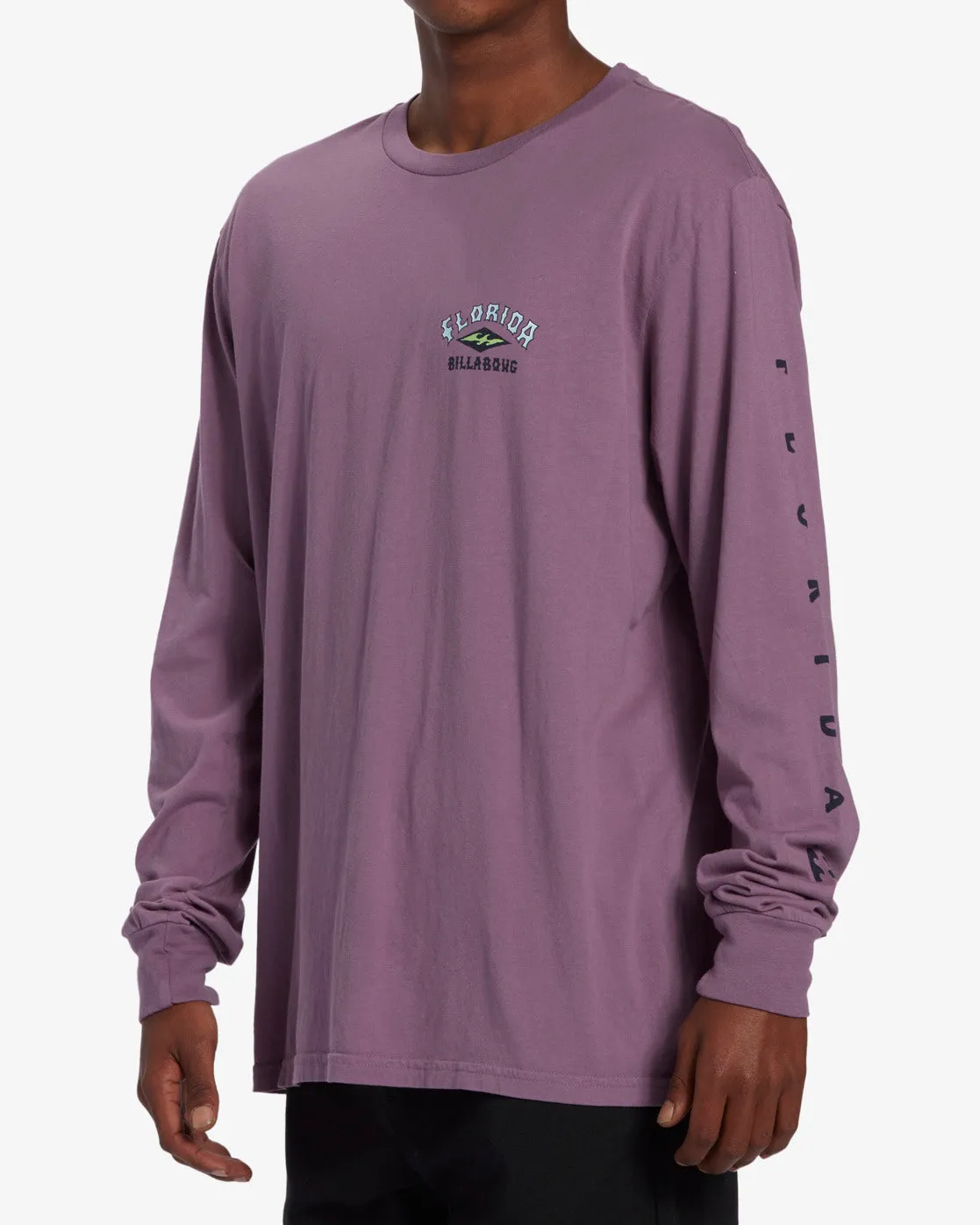 Arch Florida Long Sleeve T-Shirt - Plum Perfect sold by Billabong product image thumbnail 2
