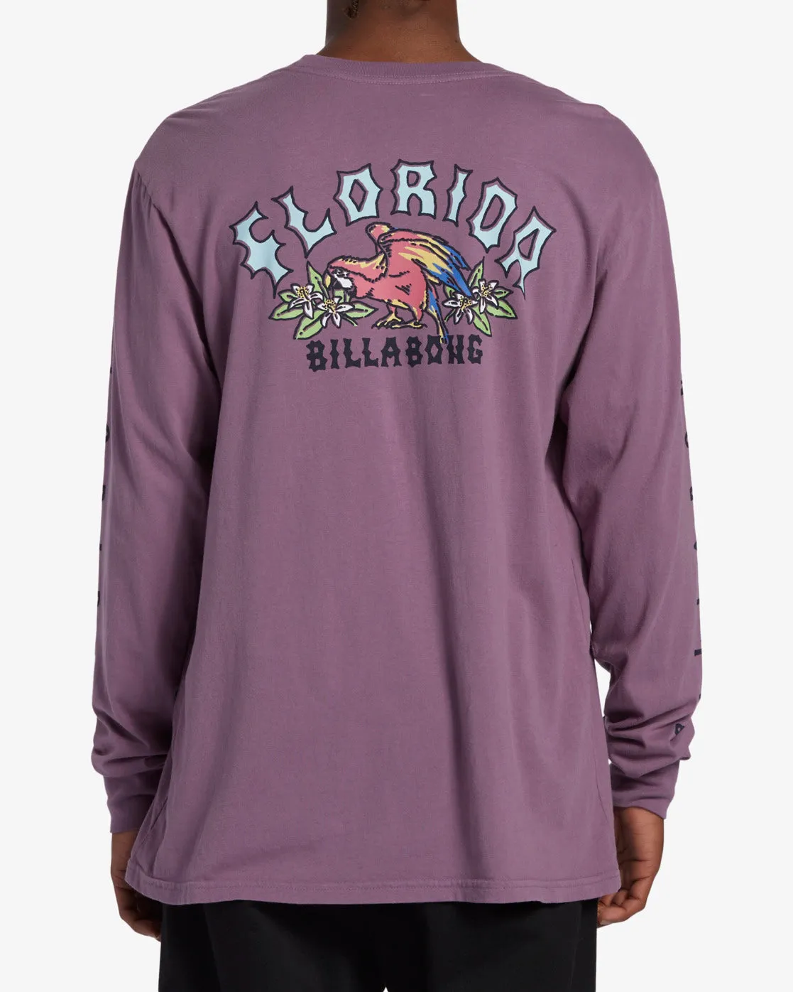 Arch Florida Long Sleeve T-Shirt - Plum Perfect sold by Billabong