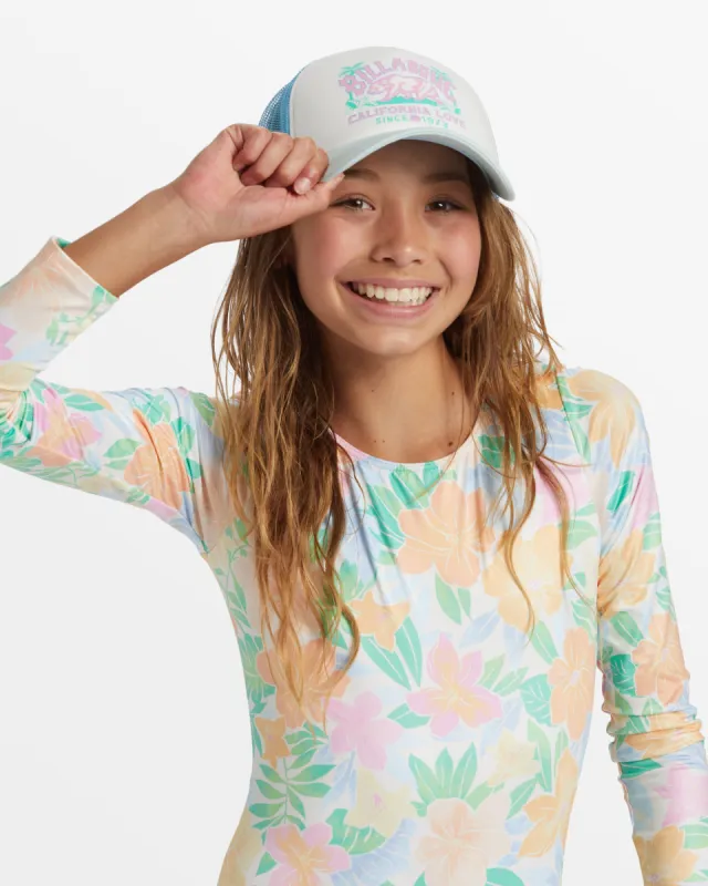 Girl's Pitstop Hat - Blue Glow sold by Billabong