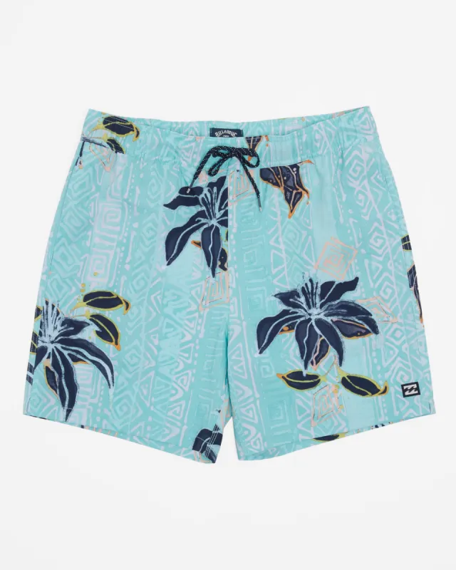 Sundays Layback 17" Swim Trunks - Foam sold by Billabong