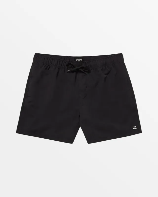 Elastic Waist Lo Tide 16" Boardshorts - Black sold by Billabong