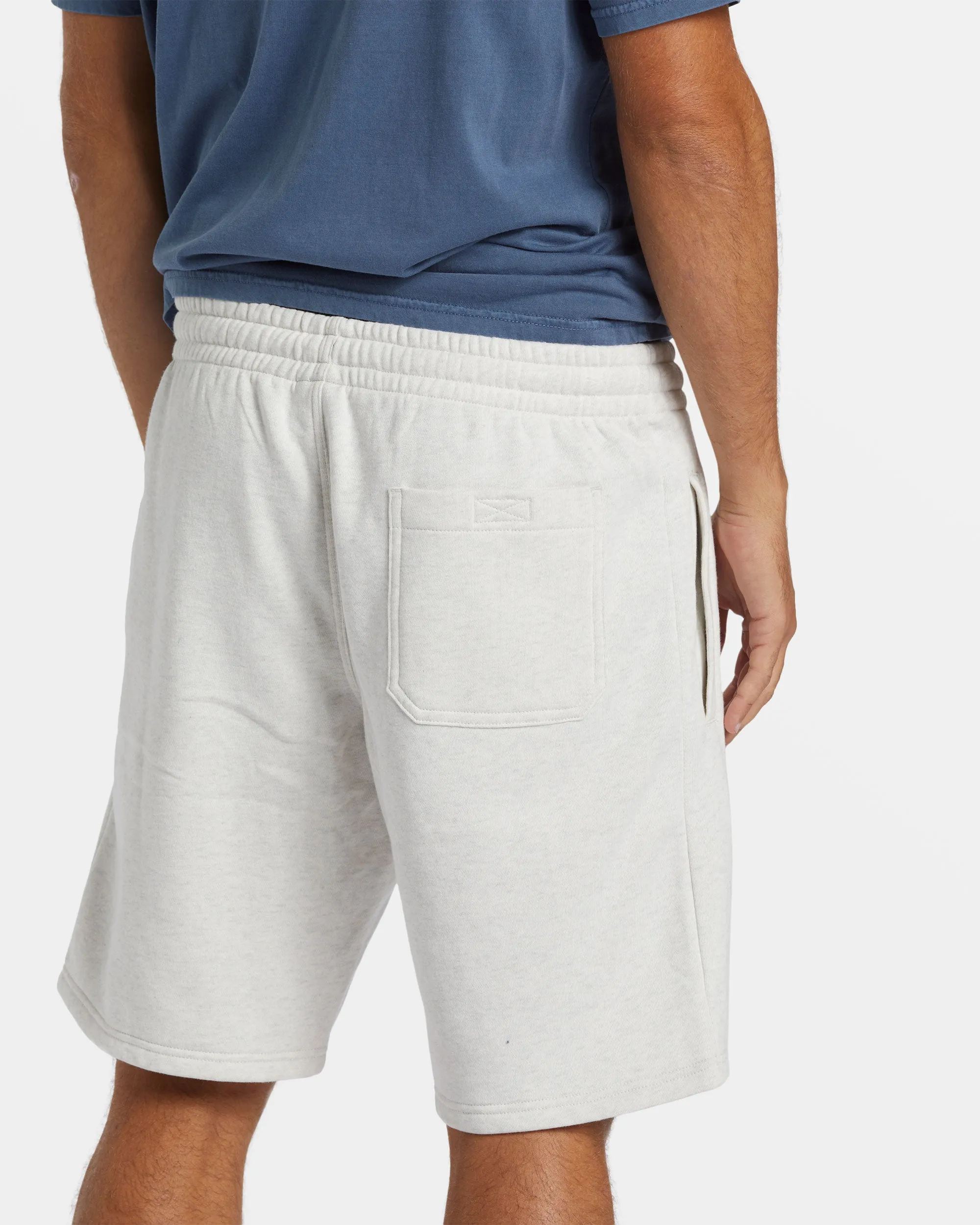 Shorebird Short Elastic Waist Shorts - Light Grey Heather sold by Billabong product image thumbnail 5