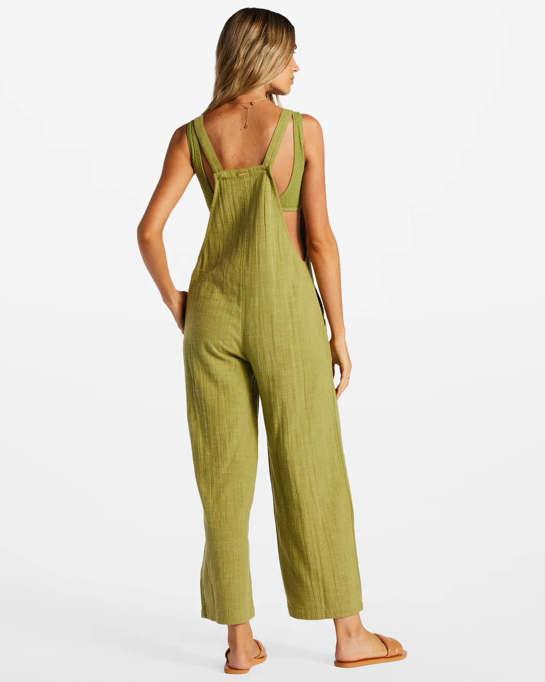 Pacific Time Strappy Jumpsuit - Green Eyes sold by Billabong product image thumbnail 3