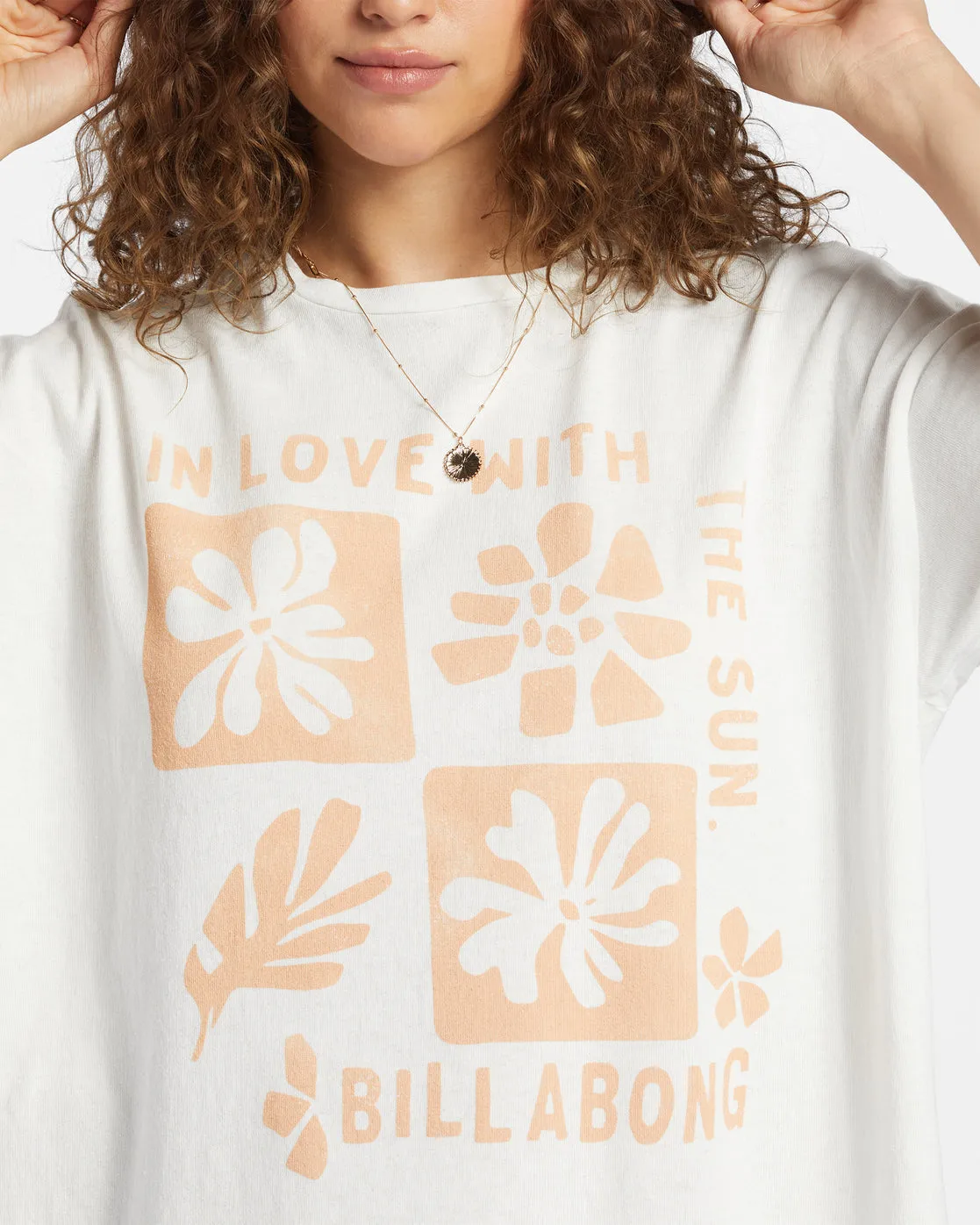 In Love With The Sun T-Shirt - Salt Crystal sold by Billabong product image thumbnail 5
