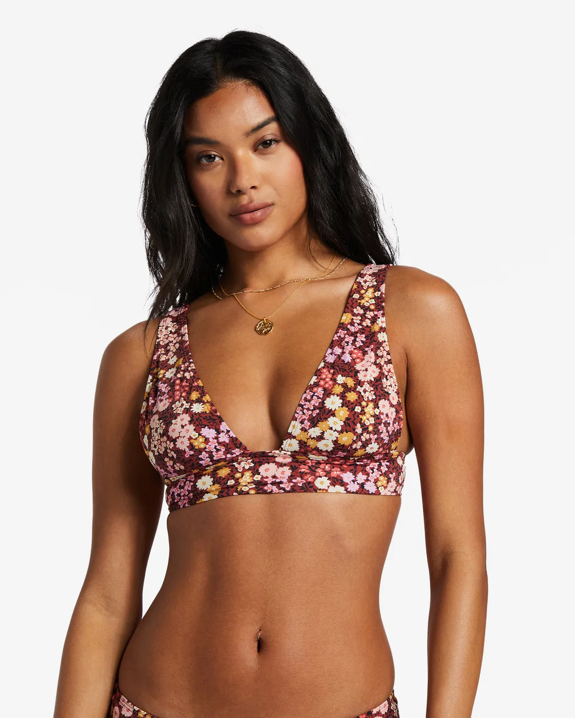 Field Of Dreams Remi Plunge Bikini Top - Multi sold by Billabong product image thumbnail 4