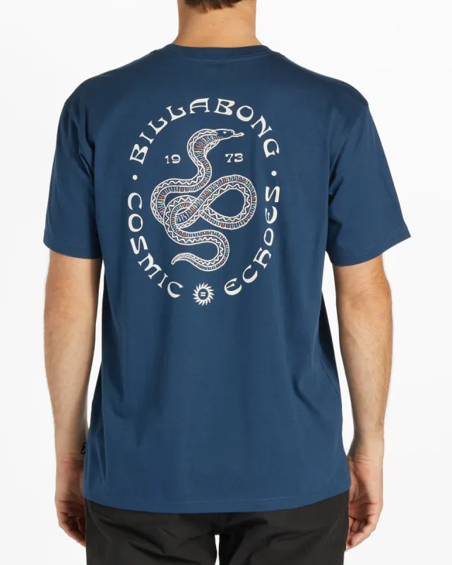 Coil Short Sleeve T-Shirt - Dark Blue sold by Billabong