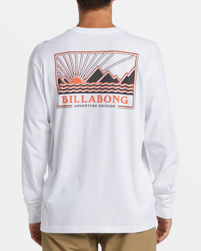 Range Long Sleeve T-shirt - White sold by Billabong