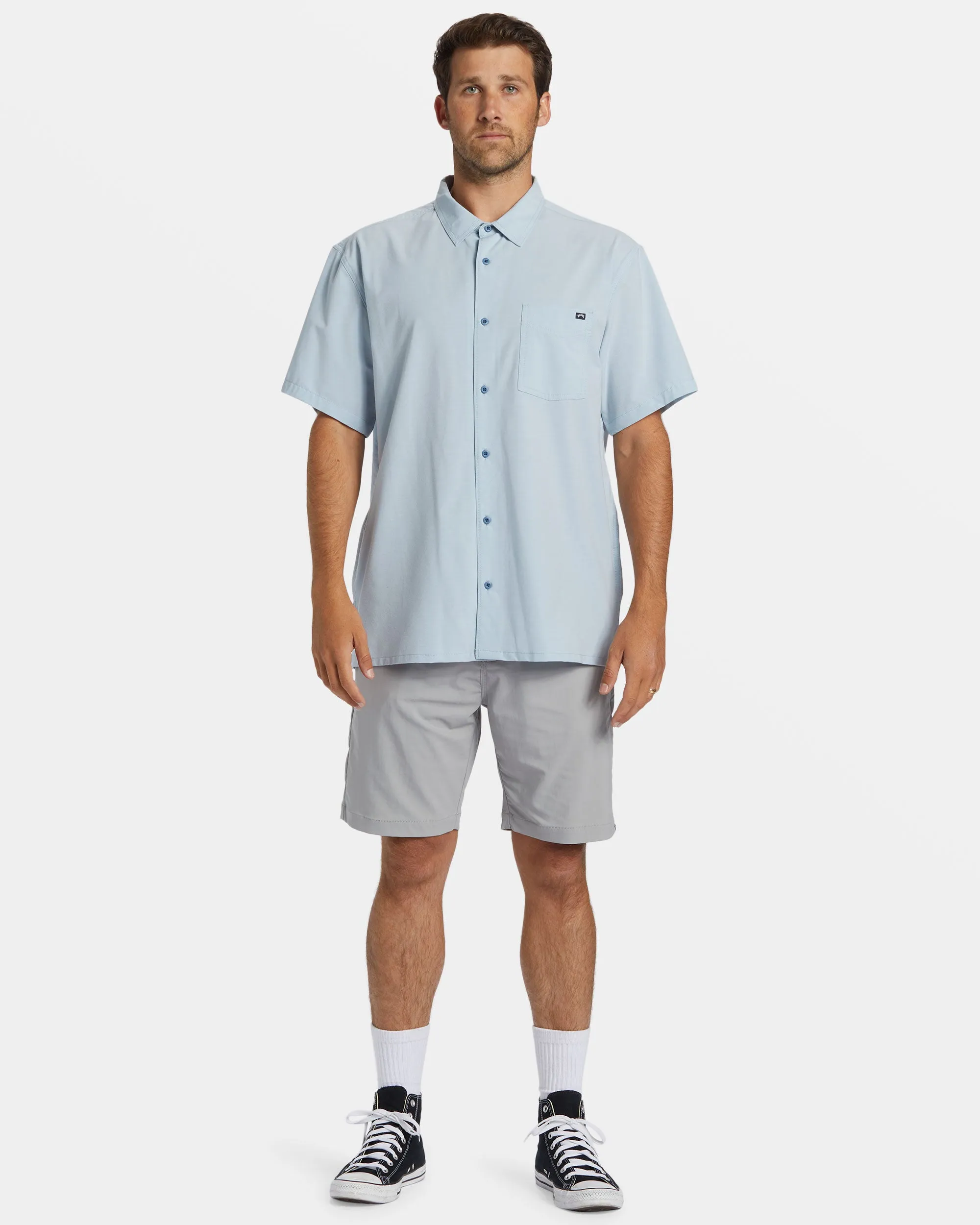A/Div Surftrek Trail Short Sleeve Shirt - Smoke Blue sold by Billabong product image thumbnail 5