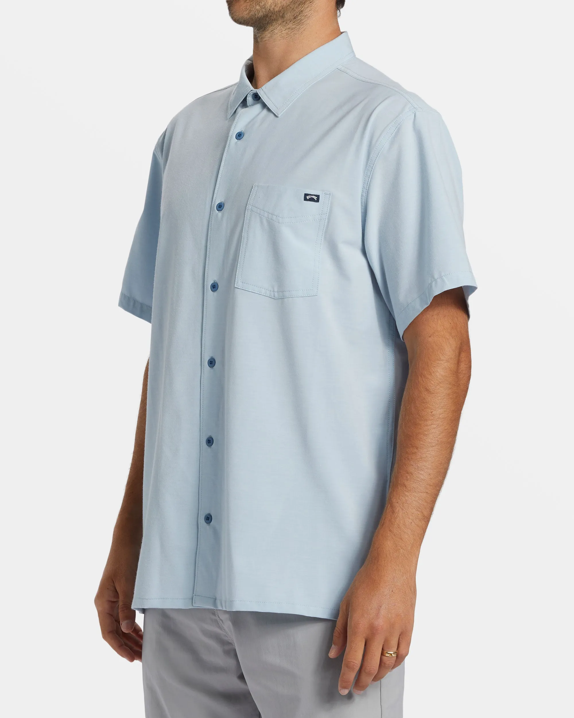 A/Div Surftrek Trail Short Sleeve Shirt - Smoke Blue sold by Billabong product image thumbnail 3