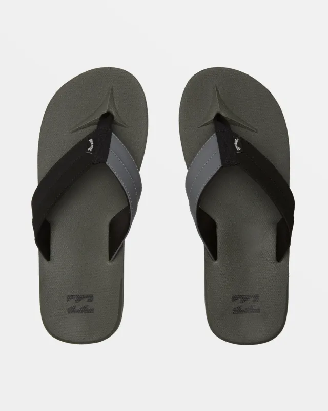 All Day Impact Slip-On Sandals - Pewter sold by Billabong