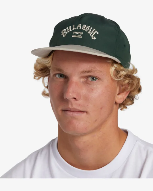 Arch Team Snapback Hat - Dark Forest sold by Billabong