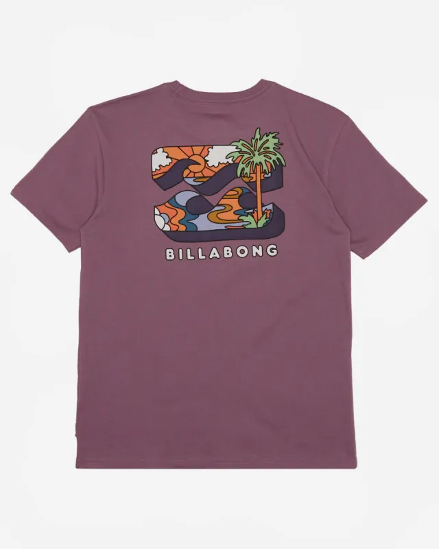 Boys BBTV Short Sleeve T-Shirt - Plum sold by Billabong