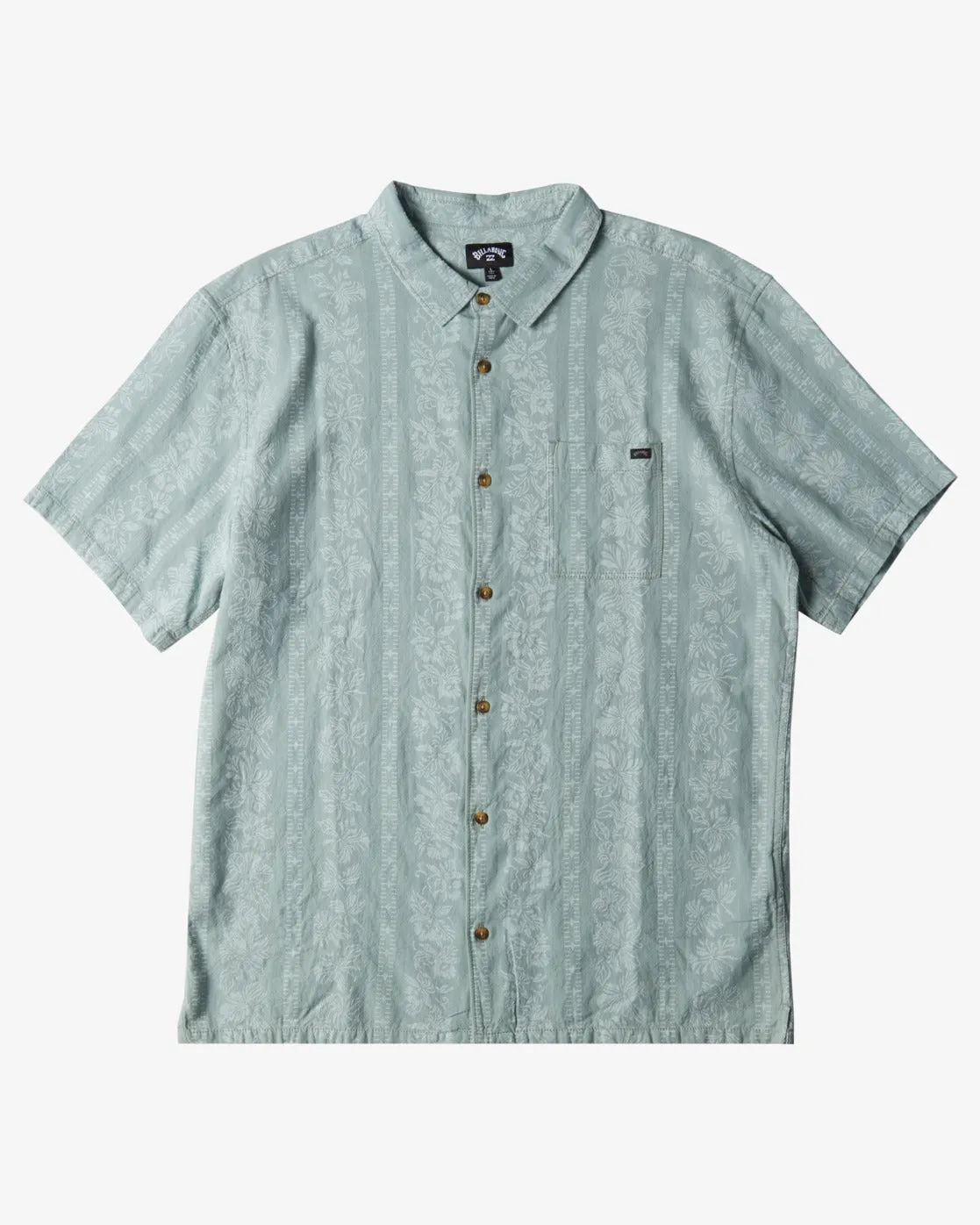 Sundays Jacquard Short Sleeve Shirt - Blue Suede sold by Billabong product image thumbnail 5