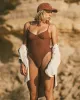 Tanlines One-Piece Swimsuit - Mocha sold by Billabong