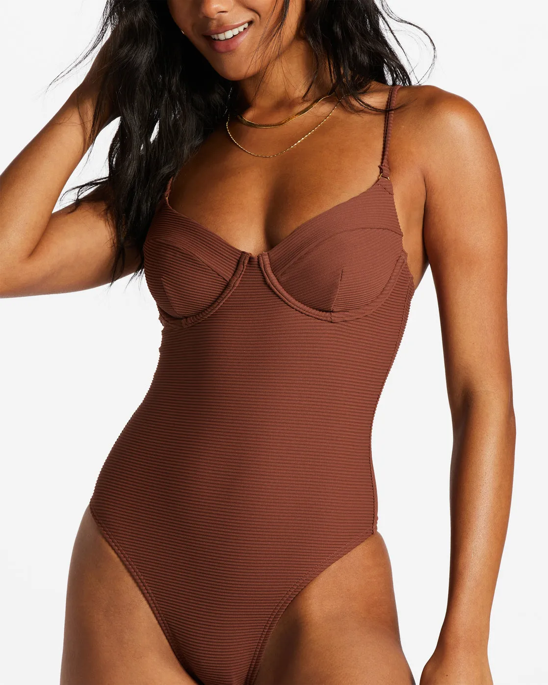 Tanlines One-Piece Swimsuit - Mocha sold by Billabong product image thumbnail 5