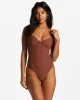 Tanlines One-Piece Swimsuit - Mocha sold by Billabong
