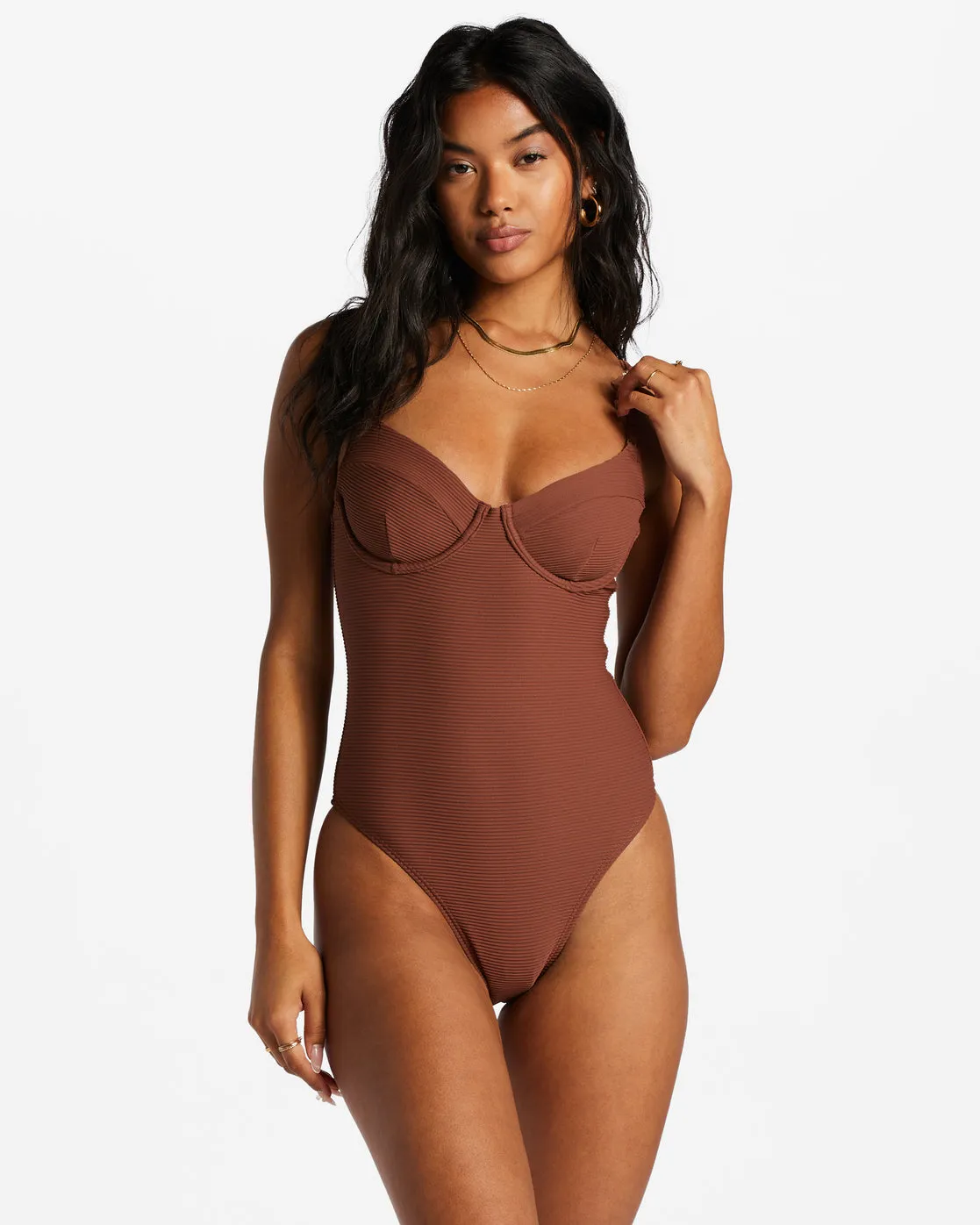 Tanlines One-Piece Swimsuit - Mocha sold by Billabong product image thumbnail 2