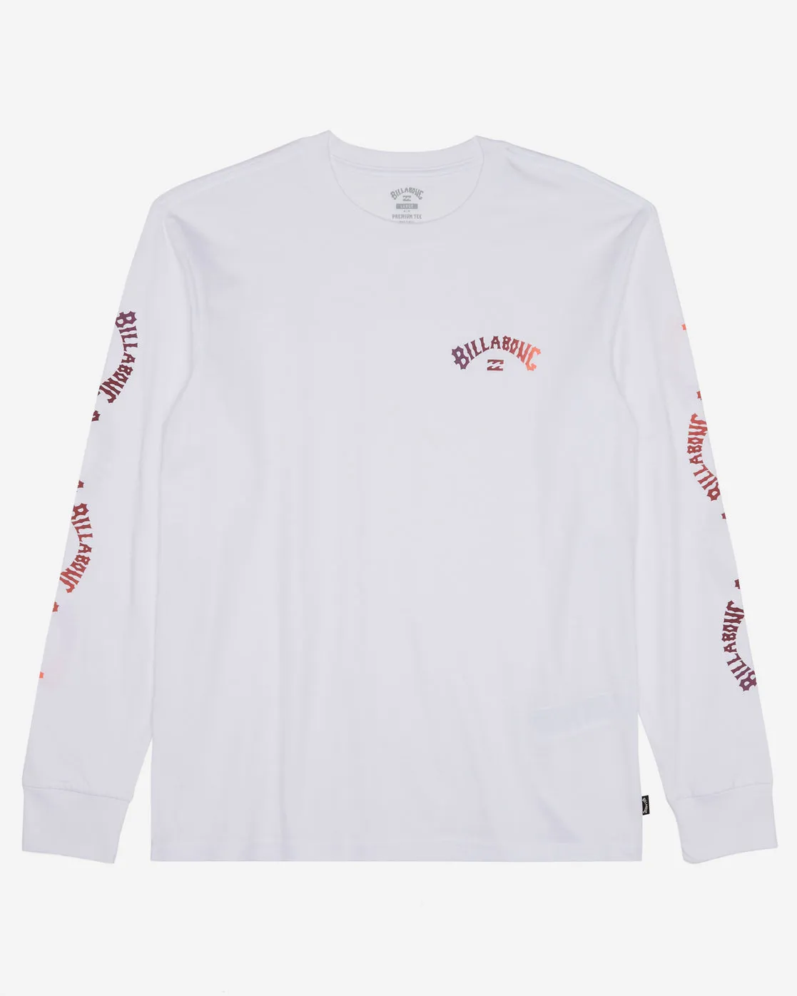 Snaking Arches Long Sleeve T-Shirt - White sold by Billabong product image thumbnail 5