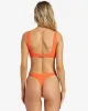 Tanlines Maya Bikini Bottoms - Coral Craze sold by Billabong