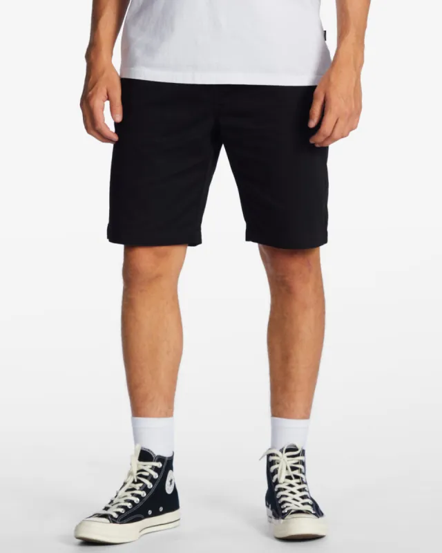 Carter Workwear 21" Shorts - Black sold by Billabong