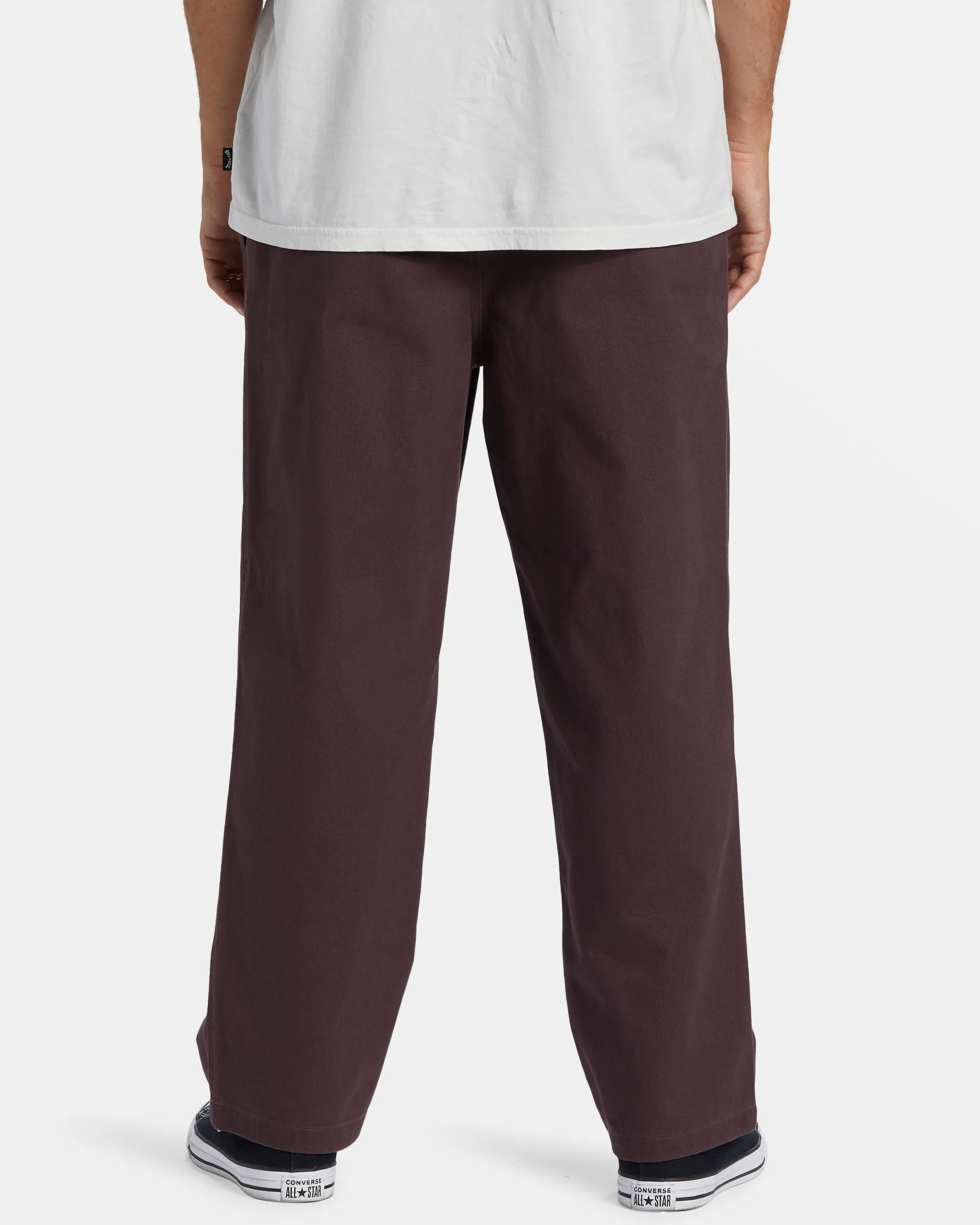 Larry Elastic Waist Pants - Plum sold by Billabong product image thumbnail 2