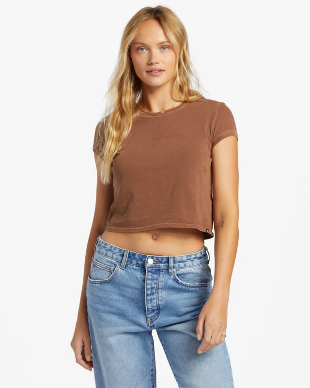 Daily Tee Knit - Toasted Coconut sold by Billabong