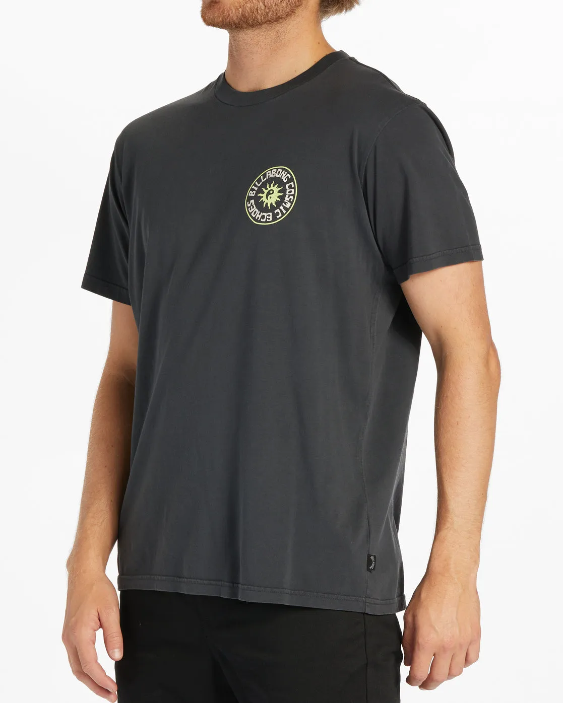 Worshipper Short Sleeve Wave Washed T-Shirt - Washed Black sold by Billabong product image thumbnail 5