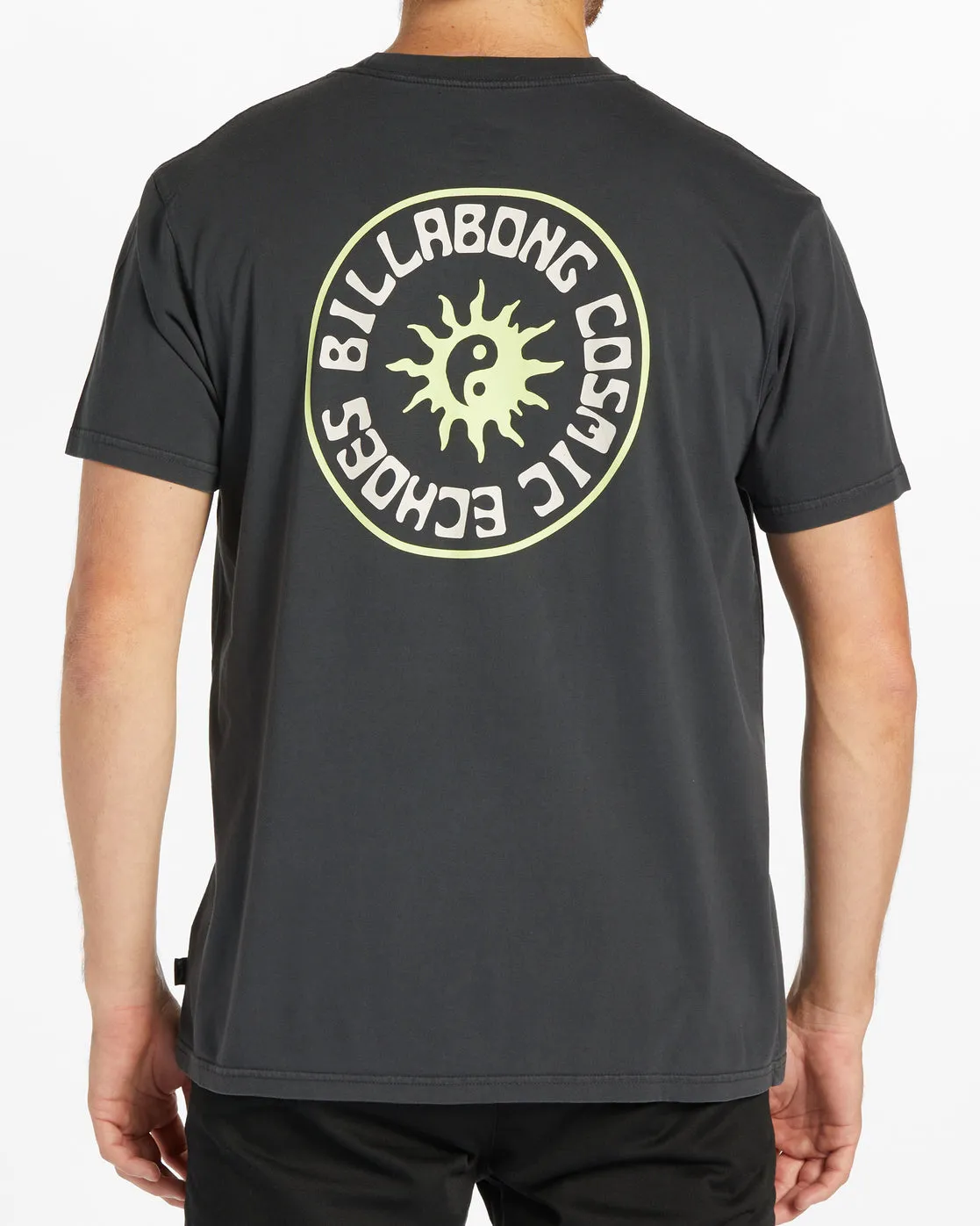 Worshipper Short Sleeve Wave Washed T-Shirt - Washed Black sold by Billabong