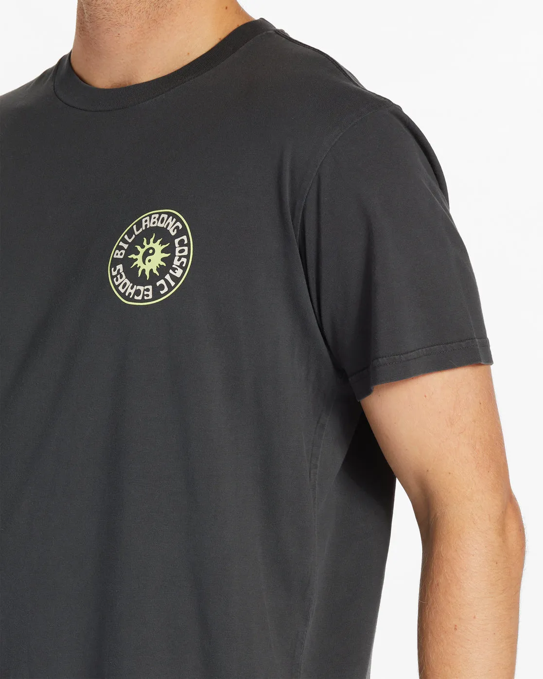 Worshipper Short Sleeve Wave Washed T-Shirt - Washed Black sold by Billabong product image thumbnail 4