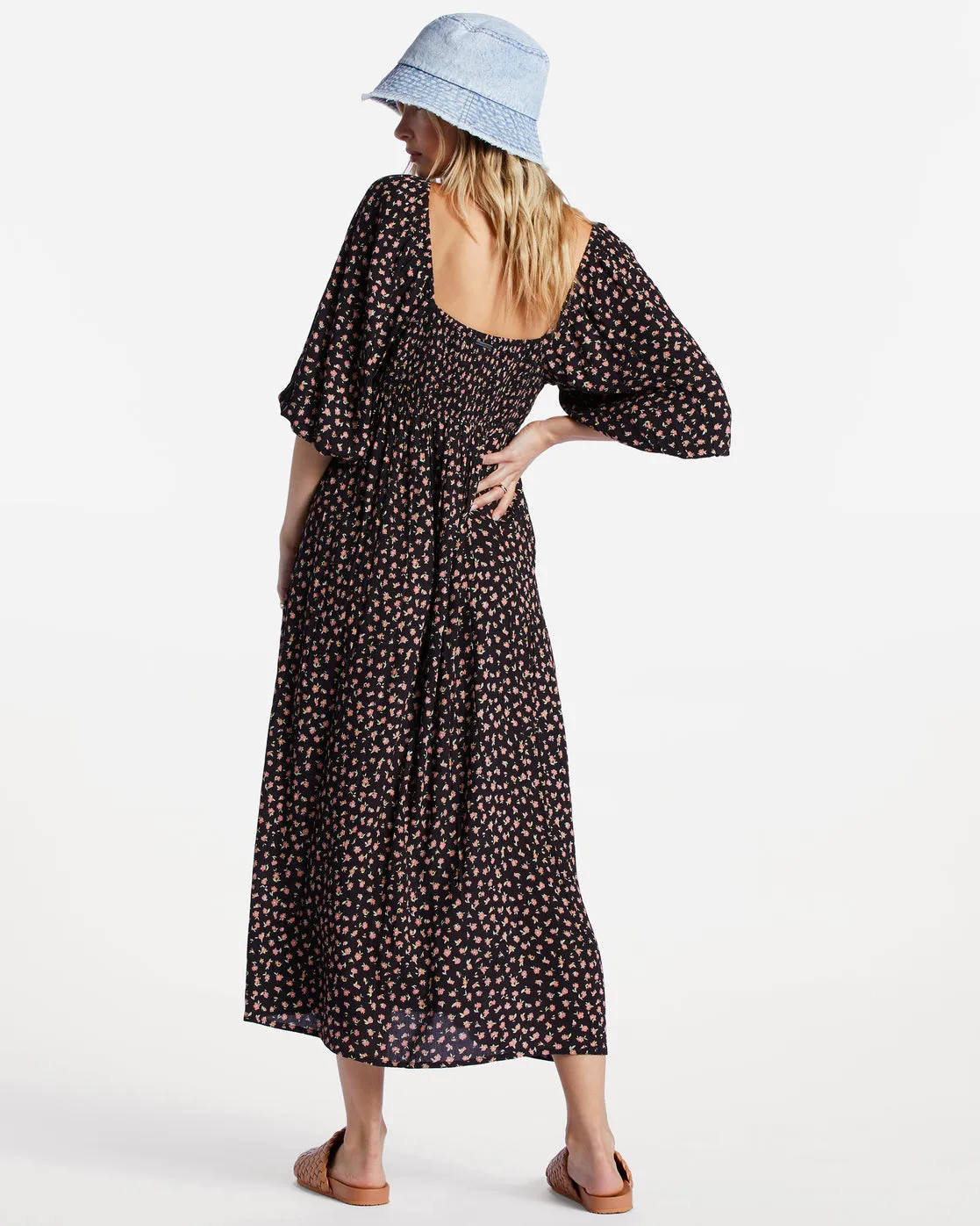 Swept Away Midi Dress - Black Pebble sold by Billabong product image thumbnail 3
