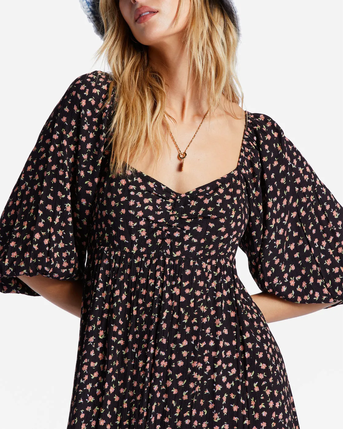 Swept Away Midi Dress - Black Pebble sold by Billabong product image thumbnail 4