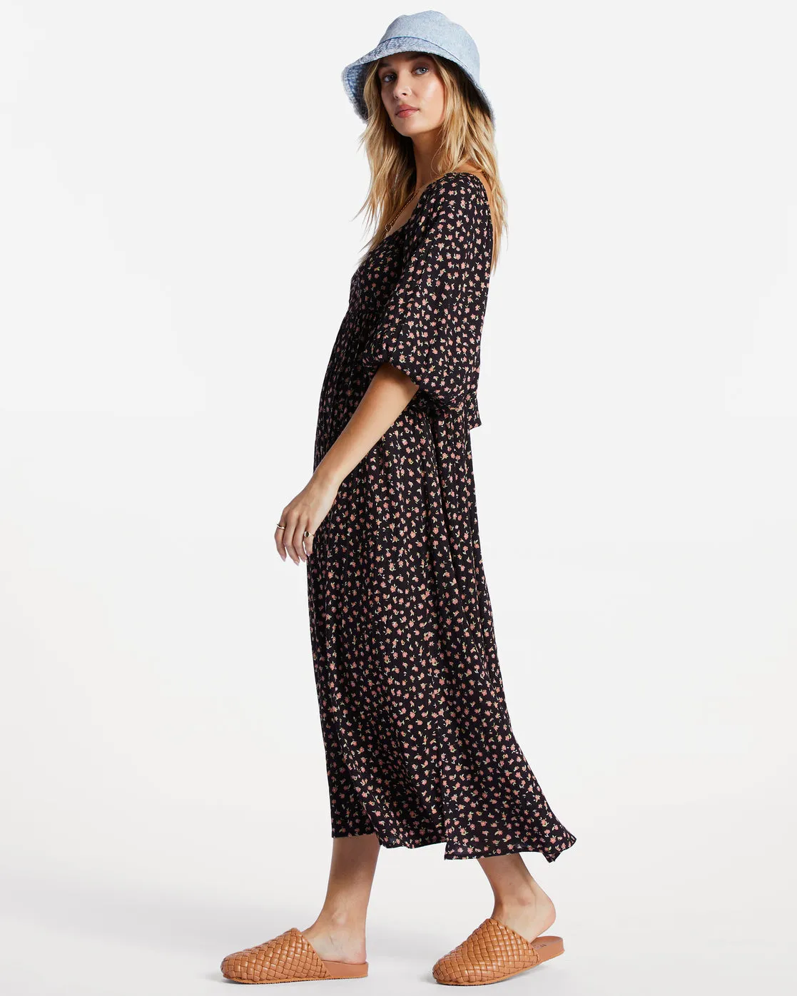 Swept Away Midi Dress - Black Pebble sold by Billabong product image thumbnail 2