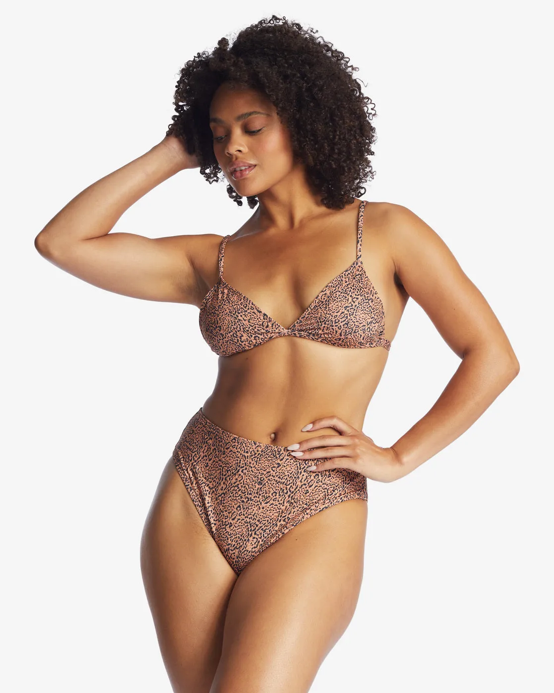 Hidden Shore High Maui High-Waisted Bikini Bottoms - Toffee sold by Billabong product image thumbnail 2