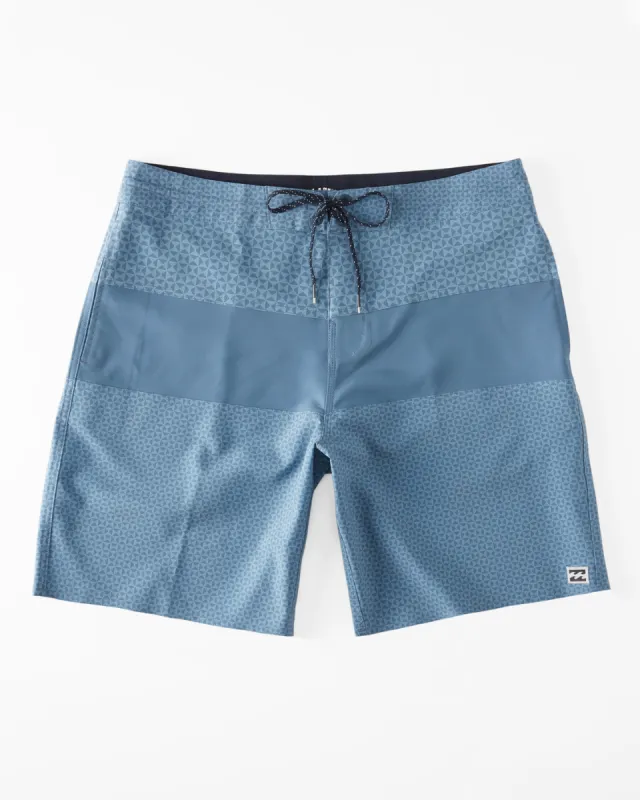 Tribong Lo Tide 19" Boardshorts - Dusty Blue sold by Billabong