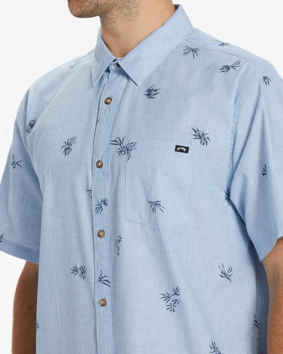 Sundays Mini Short Sleeve Shirt - Sky Blue sold by Billabong product image thumbnail 4